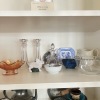 Decorative Glass and Ceramic Pieces with Rabbit Figure