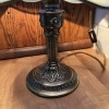 Small Blue Stained Glass Style Table Lamp - 3