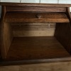 Wooden Oak Roll-Top Bread Box - 3