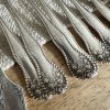 Heavy Silver Plated Forks: 3 Reed & Barton 12 Star Mark with Rose Pattern - 3