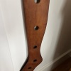 Antique Wooden Sock Stretcher and Skeleton Key - 3