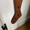 Antique Wooden Sock Stretcher and Skeleton Key - 4