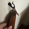 Antique Wooden Sock Stretcher and Skeleton Key - 7