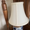 Ceramic Blue and White Floral Table Lamp - 3