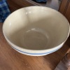 Stoneware Mixing Bowl with Blue Bands - 2