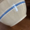 Stoneware Mixing Bowl with Blue Bands - 3