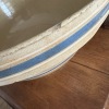 Stoneware Mixing Bowl with Blue Bands - 4