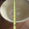 Stoneware Mixing Bowl with Blue Bands - 9