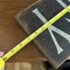 Set of Yellow Ware Bowls with Blue Bands and "Simplify" Wooden Sign - 20