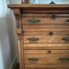Antique Victorian Oak Sideboard With Mirror - 4