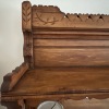 Antique Victorian Oak Sideboard With Mirror - 9