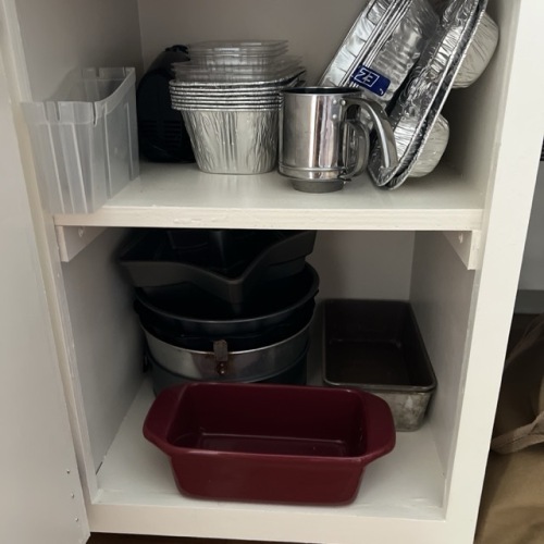 Baking Pans, Mixer, Sifter, and Bakeware Lot