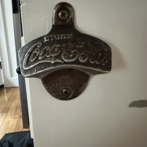 Coca-Cola Starr X Wall Mount Bottle Opener