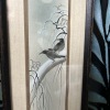 Framed Asian-Style Bird Painting - 2