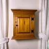 Solid Wood Wall-Mounted Medicine Cabinet