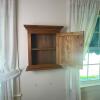 Solid Wood Wall-Mounted Medicine Cabinet - 2