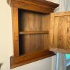 Solid Wood Wall-Mounted Medicine Cabinet - 3
