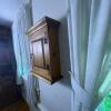 Solid Wood Wall-Mounted Medicine Cabinet - 5