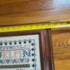 21" x 16.5" Framed Cross-Stitch Sampler with Inspirational Verse - 7