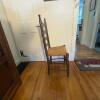 Ladder-Back Chair with Woven Rush Seat - 5