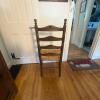 Ladder-Back Chair with Woven Rush Seat - 6