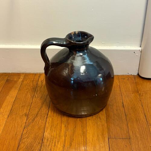 Brown Glazed Stoneware Jug
