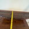 Rustic Live Edge Wall Shelf with Ornate Black Cast Iron Brackets - 10