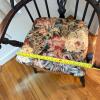 Windsor Style Armchair with Rush Seat and Floral Cushion - 10