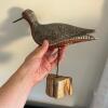 Hand-Carved Bar-Tailed Godwit Shorebird by Richard Norman - 4
