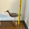 Hand-Carved Bar-Tailed Godwit Shorebird by Richard Norman - 6