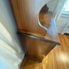 Mastercraft Knotty Pine Hutch with Display Cabinet and Storage - 12