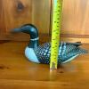 Carved Wooden Common Loon Decorative Decoy - 6