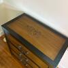 Three Drawer Accent Chest with Floral Painted Design - 2