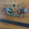 Three Drawer Accent Chest with Floral Painted Design - 4