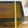 Three Drawer Accent Chest with Floral Painted Design - 8
