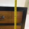 Three Drawer Accent Chest with Floral Painted Design - 9