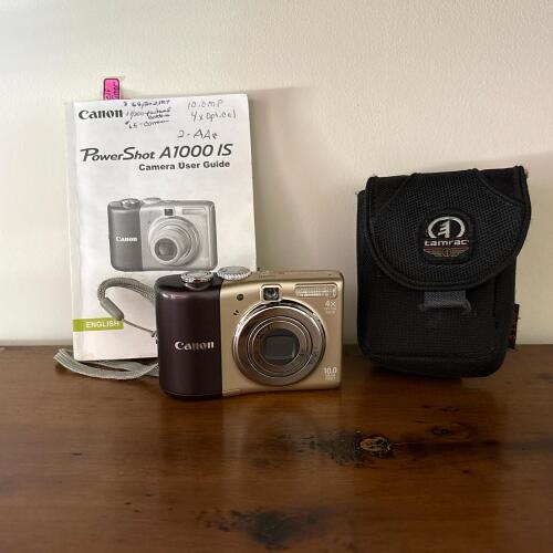 Canon PowerShot Digital Camera with Case