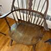 Oval Pedestal Dining Table with Two Pairs of Windsor Chairs - 12