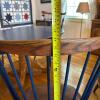 Oval Pedestal Dining Table with Two Pairs of Windsor Chairs - 20