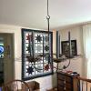 Wrought Iron Hanging Six-Light Taper Candle Chandelier - 2