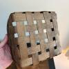 Primitive Country Decor Lot - Basket, Coaster Set and Stone Tile - 3