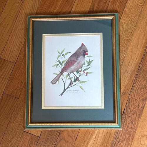 12.5" x 15.5" Framed "Cardinal" Limited Edition Print, Signed and Numbered 789/1000