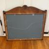 25" x 27" Ornate Carved Wood Wall Mirror - Heavy - 3