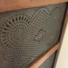 Wooden Pie Safe with Punched Tin Sides - Contents not Included - 10