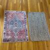 Pair of Small Area Rugs - Braided and Oriental Designs