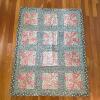 Pinwheel Pattern Lap Quilt - 37" x 48"