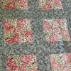 Pinwheel Pattern Lap Quilt - 37" x 48" - 3