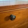 Small Solid Wood Drop-Down Front Storage Cabinet - 3