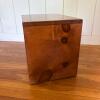 Small Solid Wood Drop-Down Front Storage Cabinet - 7