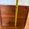 Small Solid Wood Drop-Down Front Storage Cabinet - 10